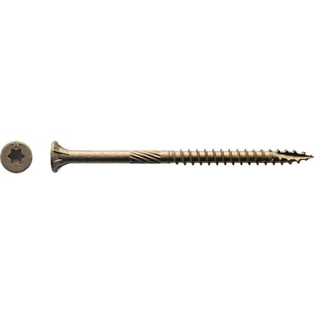Big Timber No. 9 x 2-3/4 In. Bronze Flat Head Wood Screw, 83PK 1BTX9234